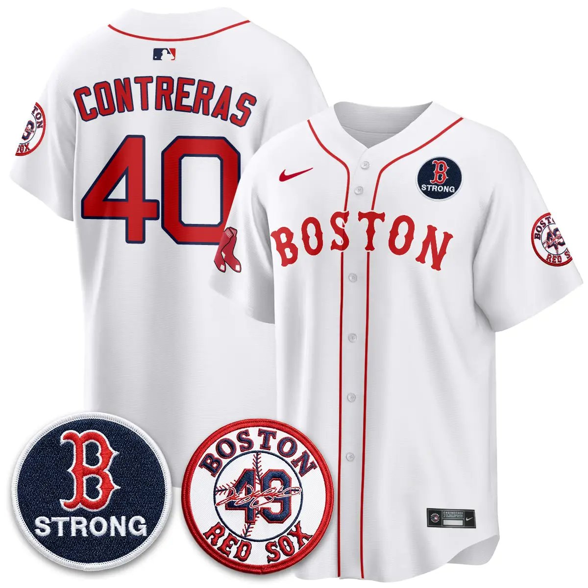 BOS B Strong Memorial Patch Limited Edition - Stitched (2) by Boston Red Sox