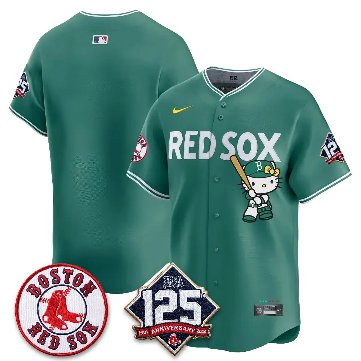 BOS x Meow KT Vapor Limited Edition - Stitched (2) by Boston Red Sox