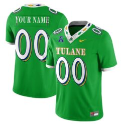 Tulane Green Wave 2026 City Football Vapor Custom Jersey - Stitched by Tulane Green Wave