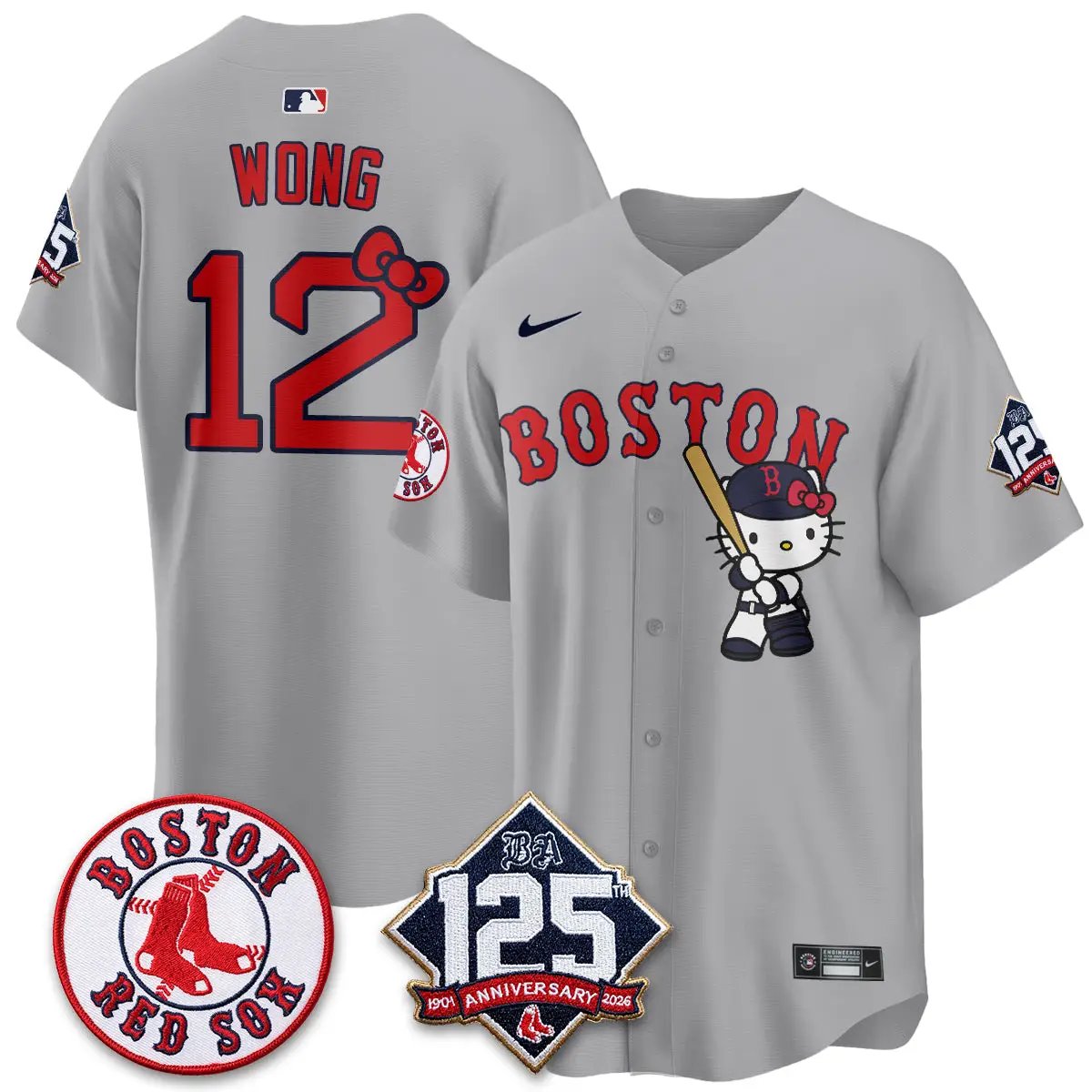 BOS x Meow KT Vapor Limited Edition - Stitched (2) by Boston Red Sox