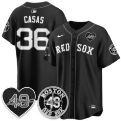 Boston Tribute #49 Commemorative City Connect Edition - Stitched by Boston Red Sox