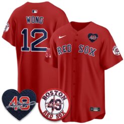 Boston Tribute #49 Commemorative City Connect Edition - Stitched by Boston Red Sox