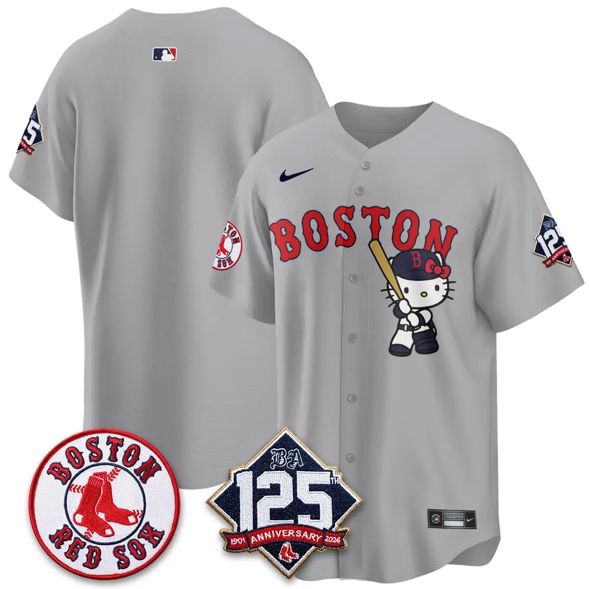 BOS x Meow KT Vapor Limited Edition - Stitched (2) by Boston Red Sox