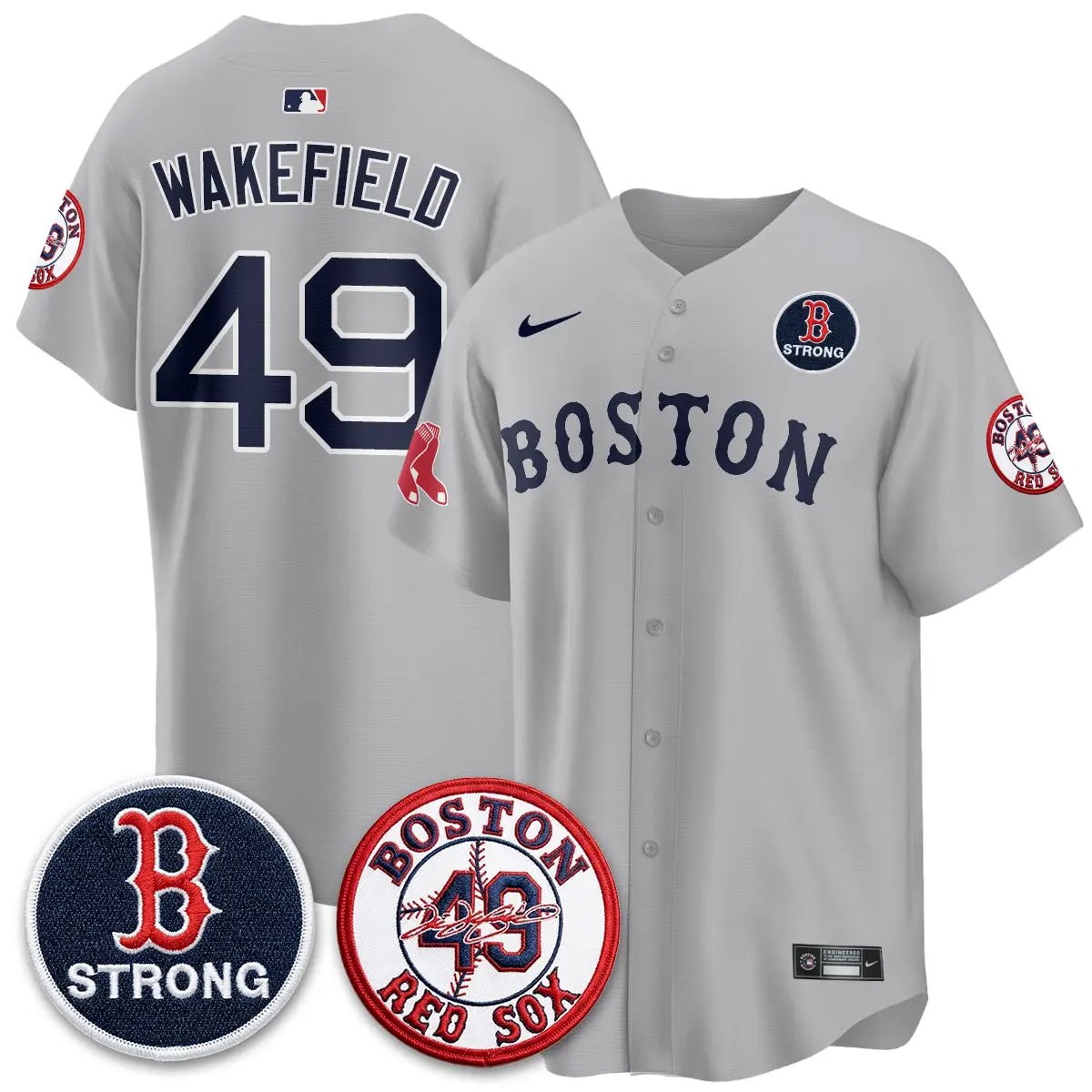BOS B Strong Memorial Patch Limited Edition - Stitched (2) by Boston Red Sox