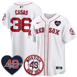 Boston Tribute #49 Commemorative City Connect Edition - Stitched by Boston Red Sox