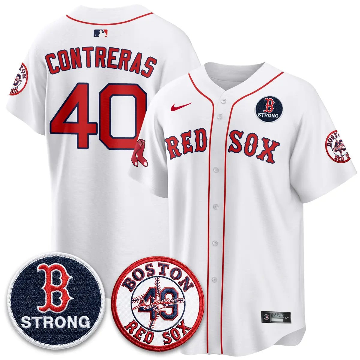BOS B Strong Memorial Patch Limited Edition - Stitched (2) by Boston Red Sox