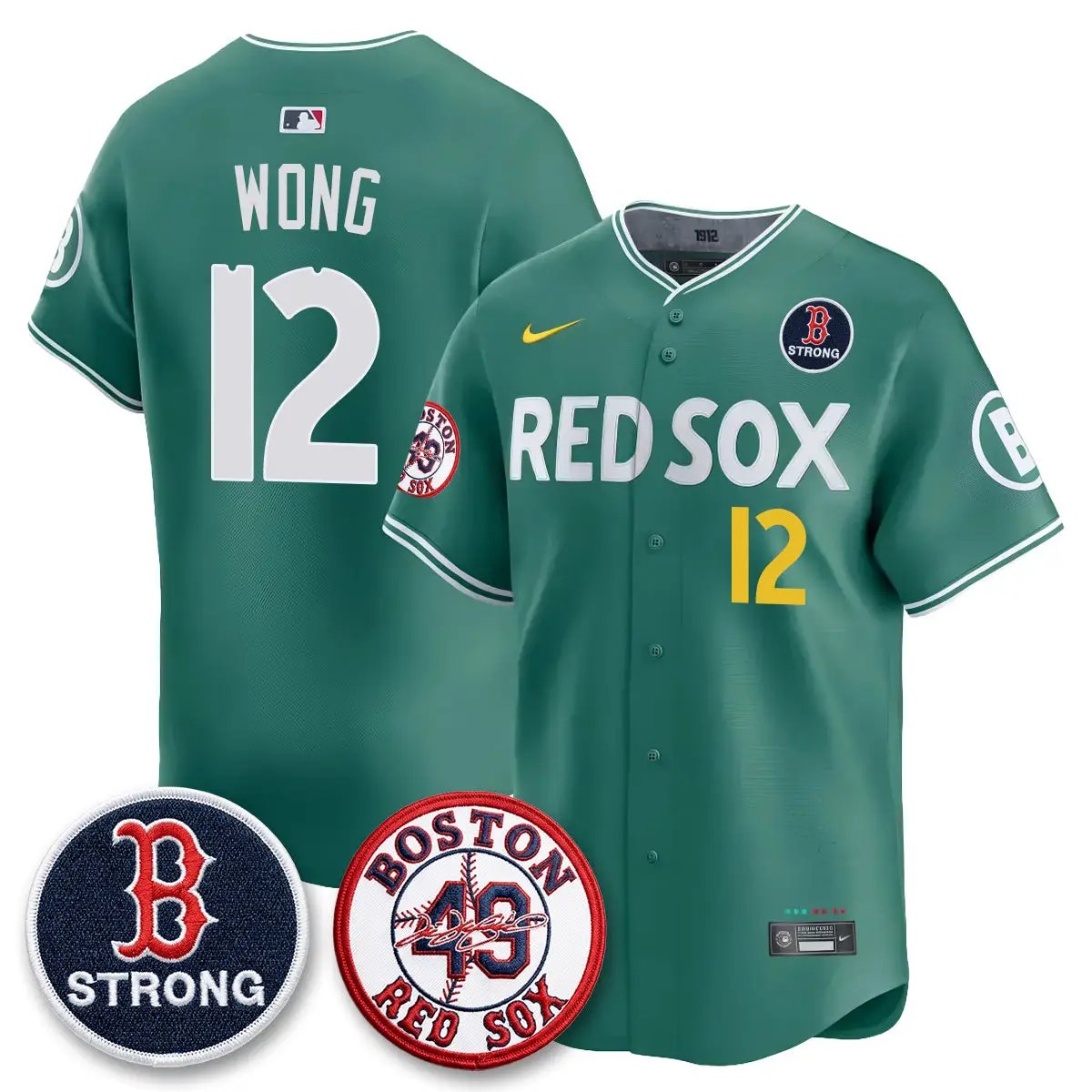 BOS B Strong Memorial Patch Limited Edition - Stitched (2) by Boston Red Sox
