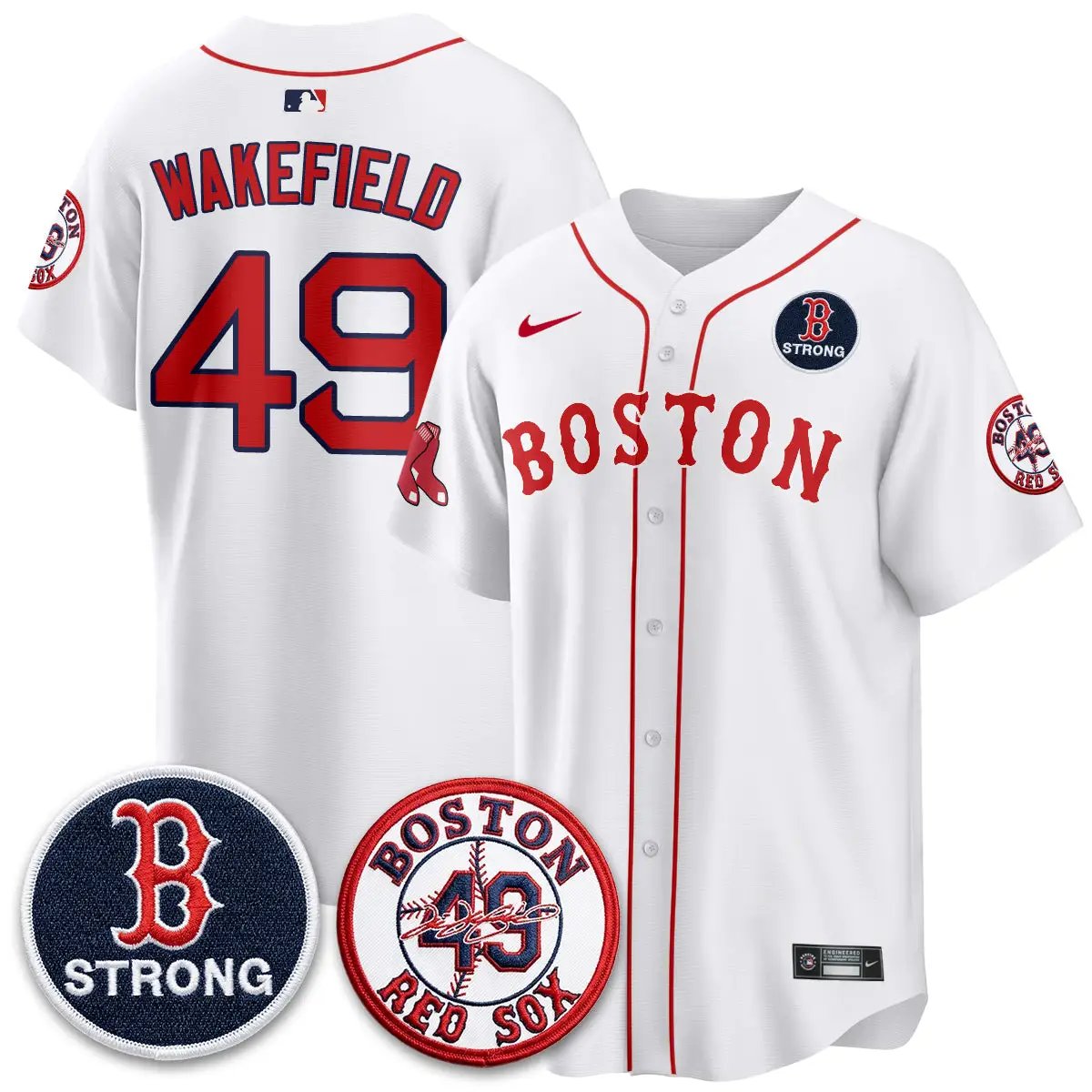 BOS B Strong Memorial Patch Limited Edition - Stitched (2) by Boston Red Sox