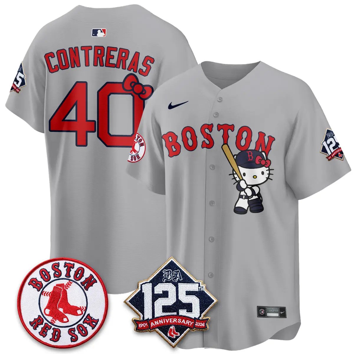 BOS x Meow KT Vapor Limited Edition - Stitched (2) by Boston Red Sox