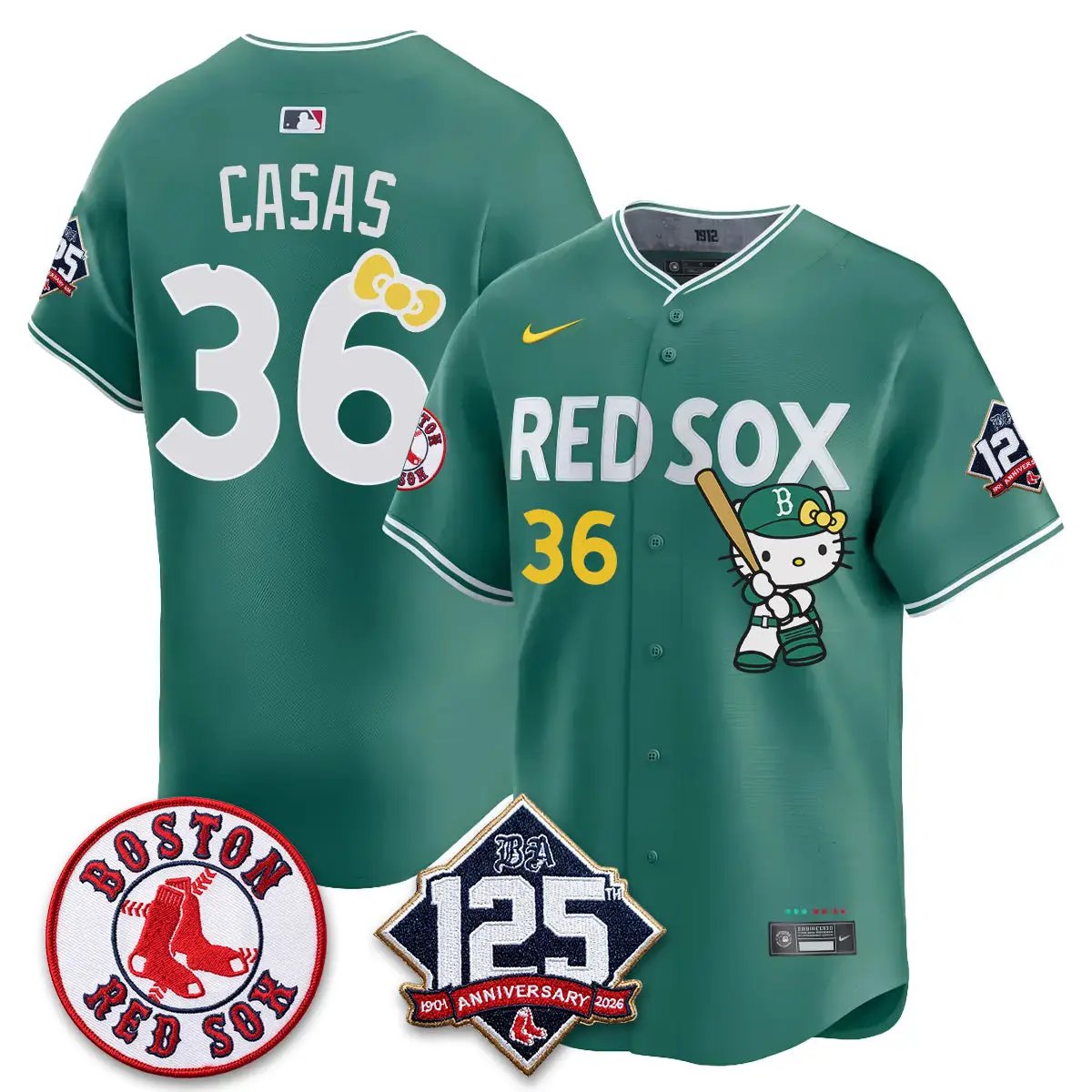 BOS x Meow KT Vapor Limited Edition - Stitched (2) by Boston Red Sox