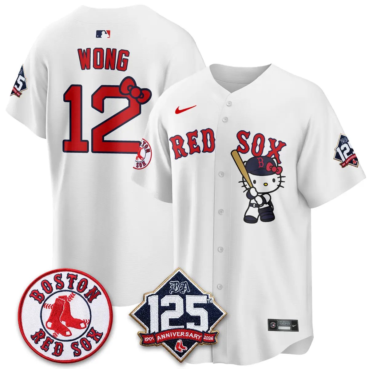 BOS x Meow KT Vapor Limited Edition - Stitched (2) by Boston Red Sox
