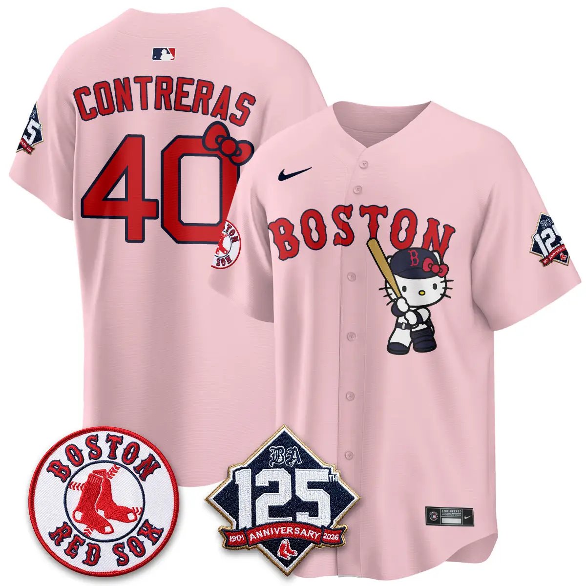 BOS x Meow KT Vapor Limited Edition - Stitched (2) by Boston Red Sox