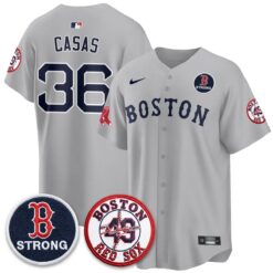 BOS B Strong Memorial Patch Limited Edition - Stitched (2) by Boston Red Sox