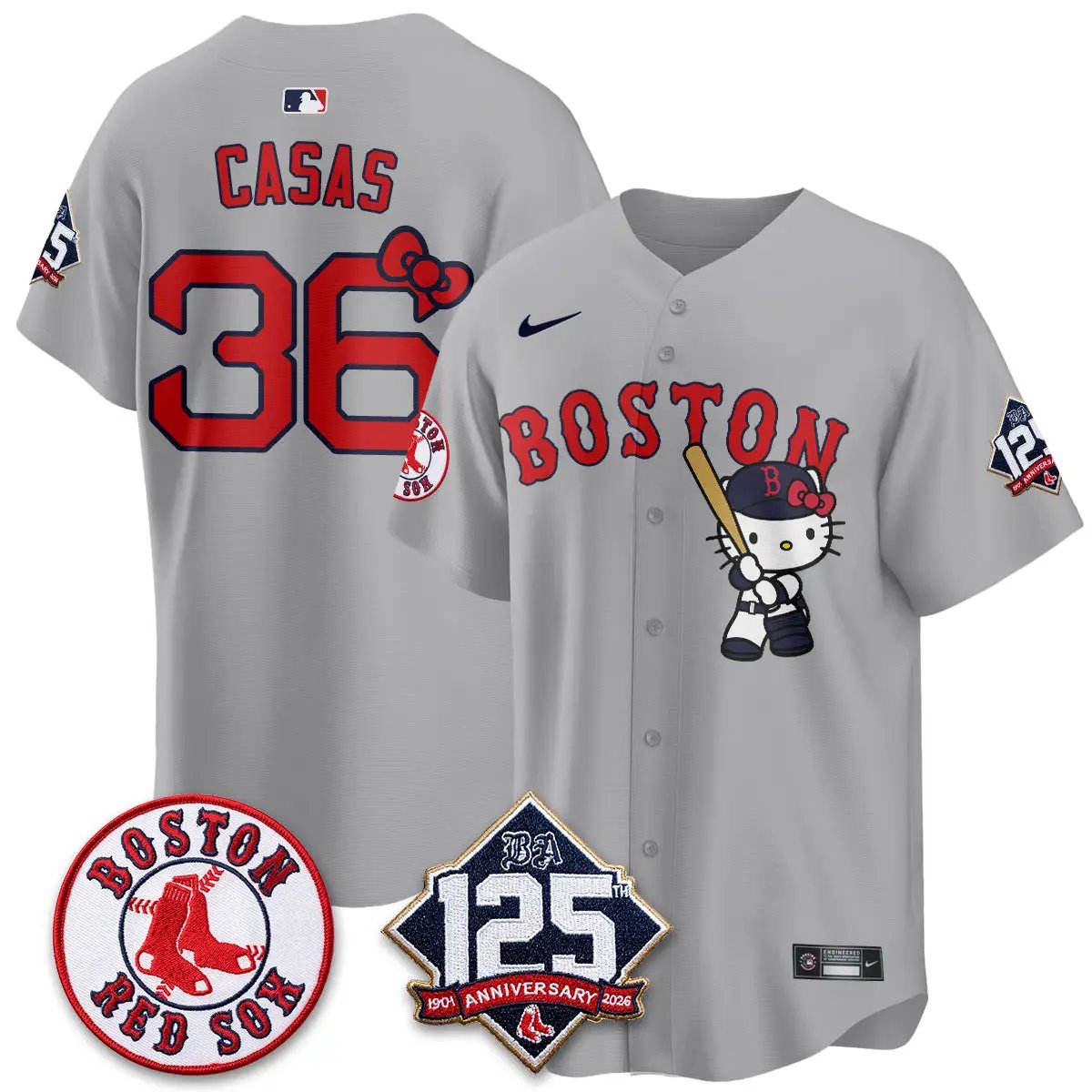 BOS x Meow KT Vapor Limited Edition - Stitched (2) by Boston Red Sox