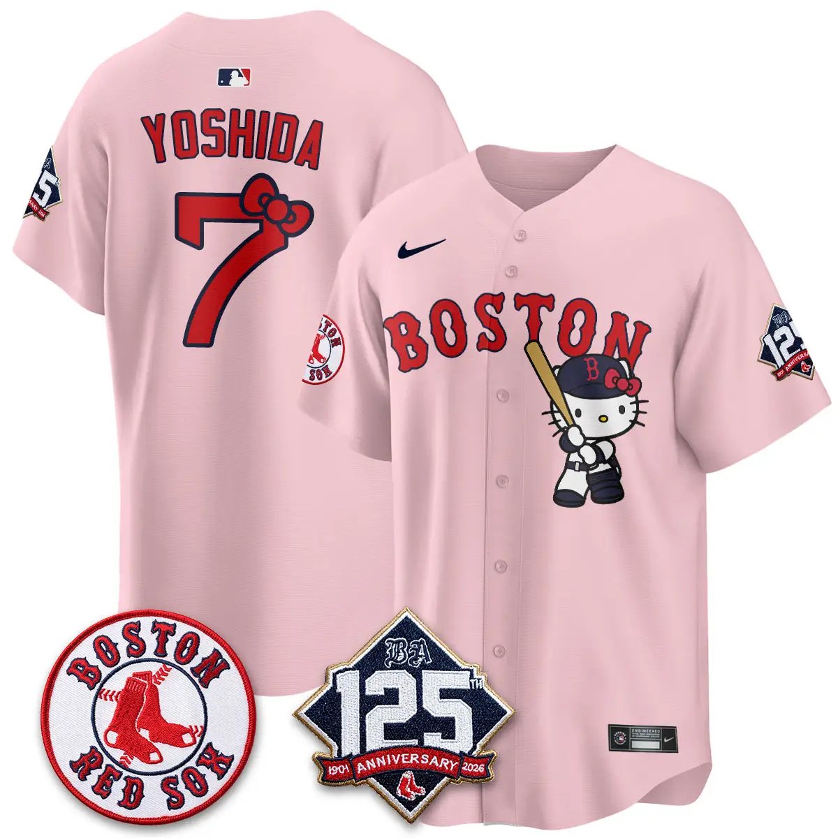BOS x Meow KT Vapor Limited Edition - Stitched (2) by Boston Red Sox