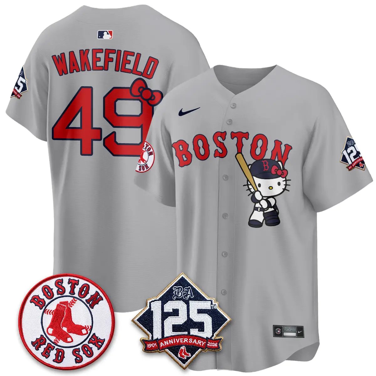 BOS x Meow KT Vapor Limited Edition - Stitched (2) by Boston Red Sox