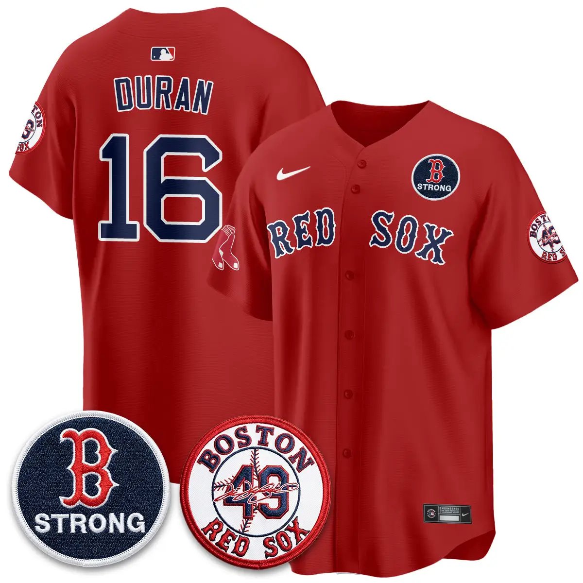BOS B Strong Memorial Patch Limited Edition - Stitched (2) by Boston Red Sox