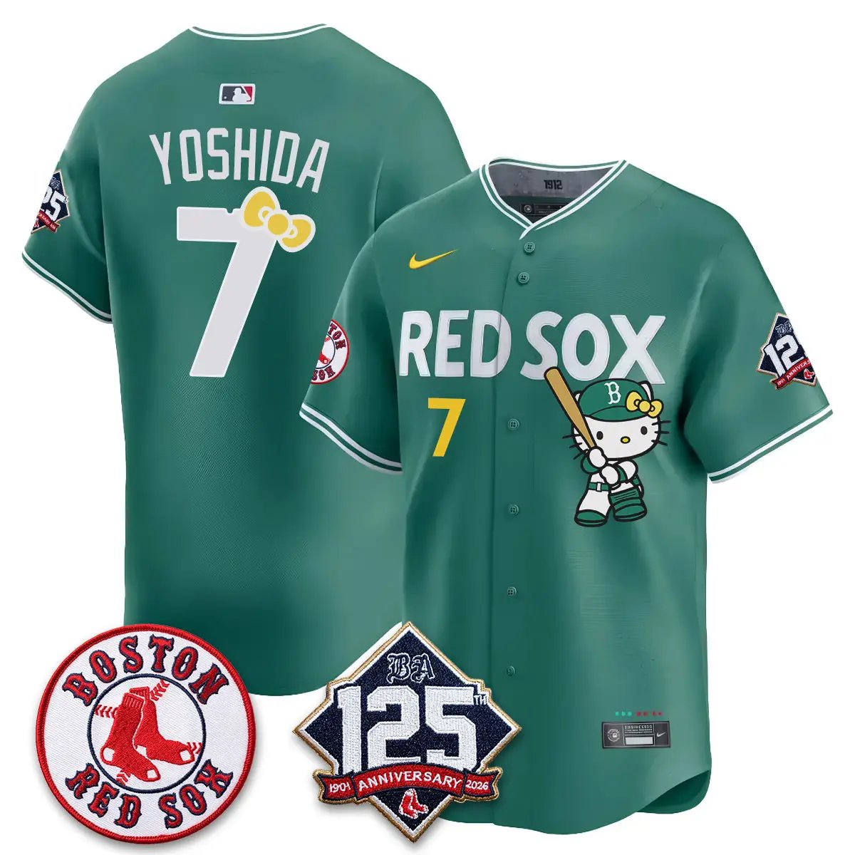 BOS x Meow KT Vapor Limited Edition - Stitched (2) by Boston Red Sox