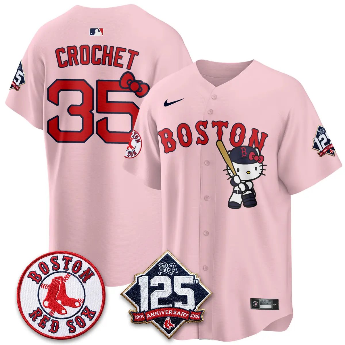 BOS x Meow KT Vapor Limited Edition - Stitched (2) by Boston Red Sox