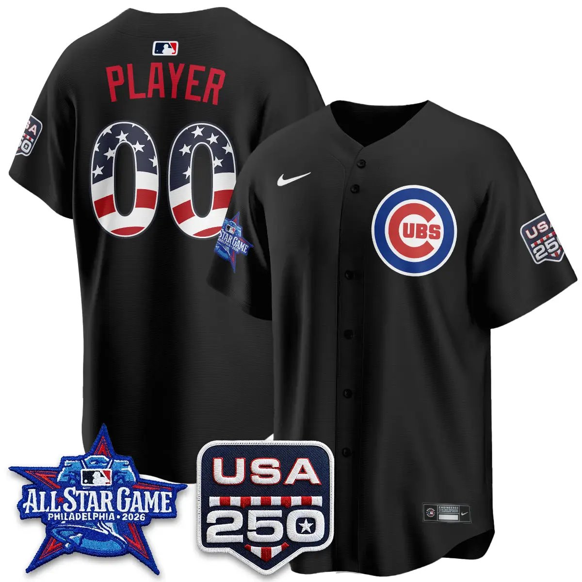 CHC 2026 All Star Edition Vapor Custom Jersey - Stitched by Chicago Cubs