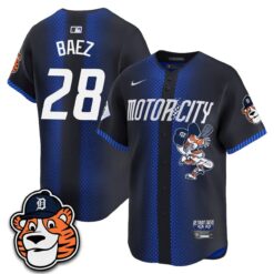 DET Paws Edition Vapor Limited Orange Jersey - Stitched by Detroit Tigers