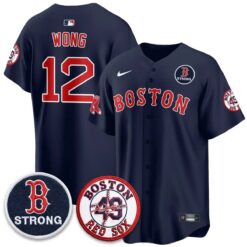 BOS B Strong Memorial Patch Limited Edition - Stitched (2) by Boston Red Sox