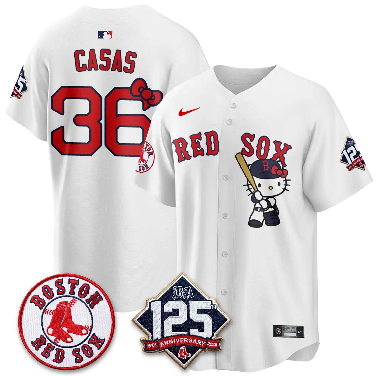 BOS x Meow KT Vapor Limited Edition - Stitched (2) by Boston Red Sox