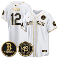 BOS B Strong Memorial Patch Limited Edition - Stitched (2) by Boston Red Sox