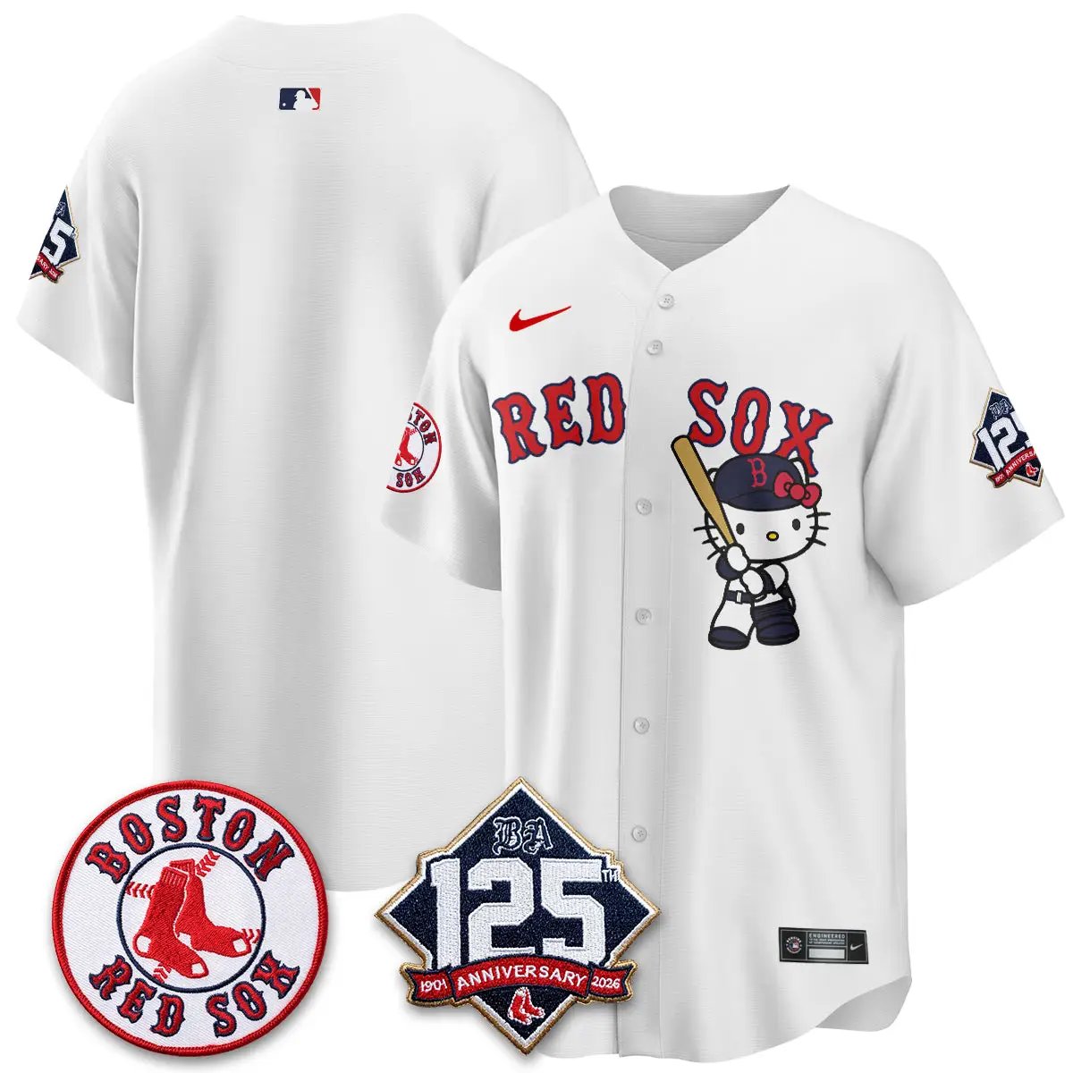 BOS x Meow KT Vapor Limited Edition - Stitched (2) by Boston Red Sox