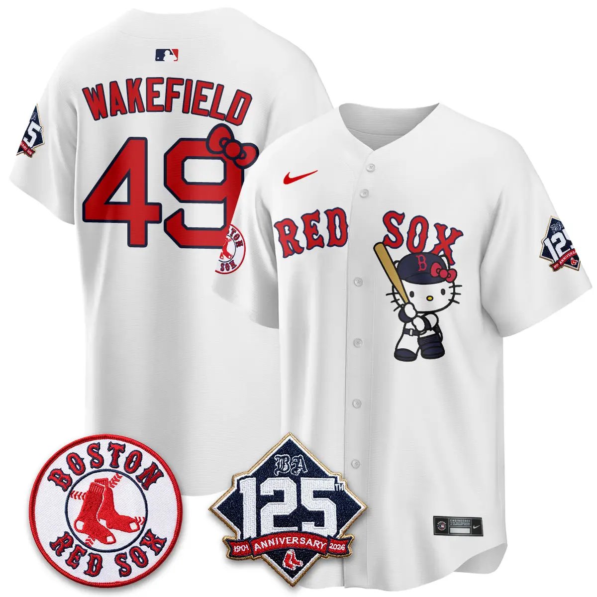 BOS x Meow KT Vapor Limited Edition - Stitched (2) by Boston Red Sox