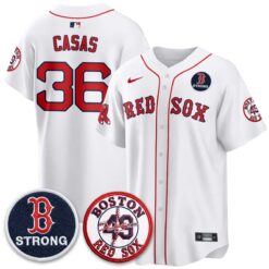 BOS B Strong Memorial Patch Limited Edition - Stitched (2) by Boston Red Sox