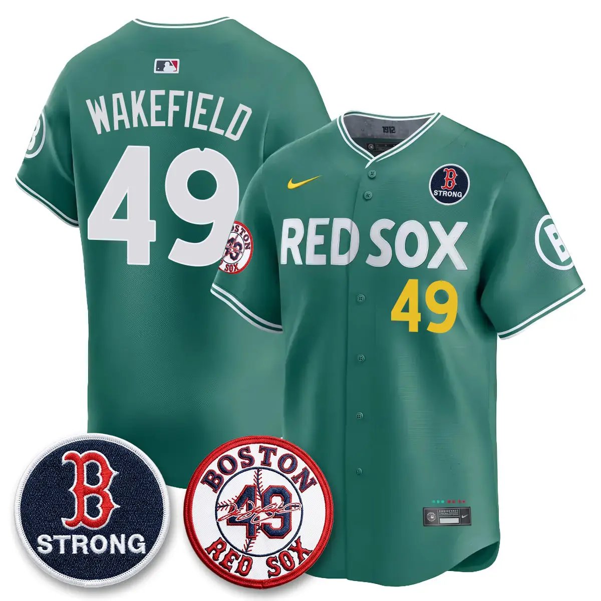 BOS B Strong Memorial Patch Limited Edition - Stitched (2) by Boston Red Sox