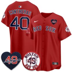 Boston Tribute #49 Commemorative City Connect Edition - Stitched by Boston Red Sox