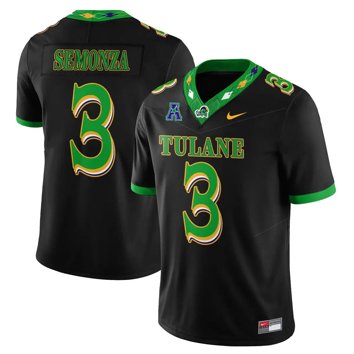 TUL 2026 Mardi Gras-Inspired City Edition - Stitched (2) by Tulane Green Wave