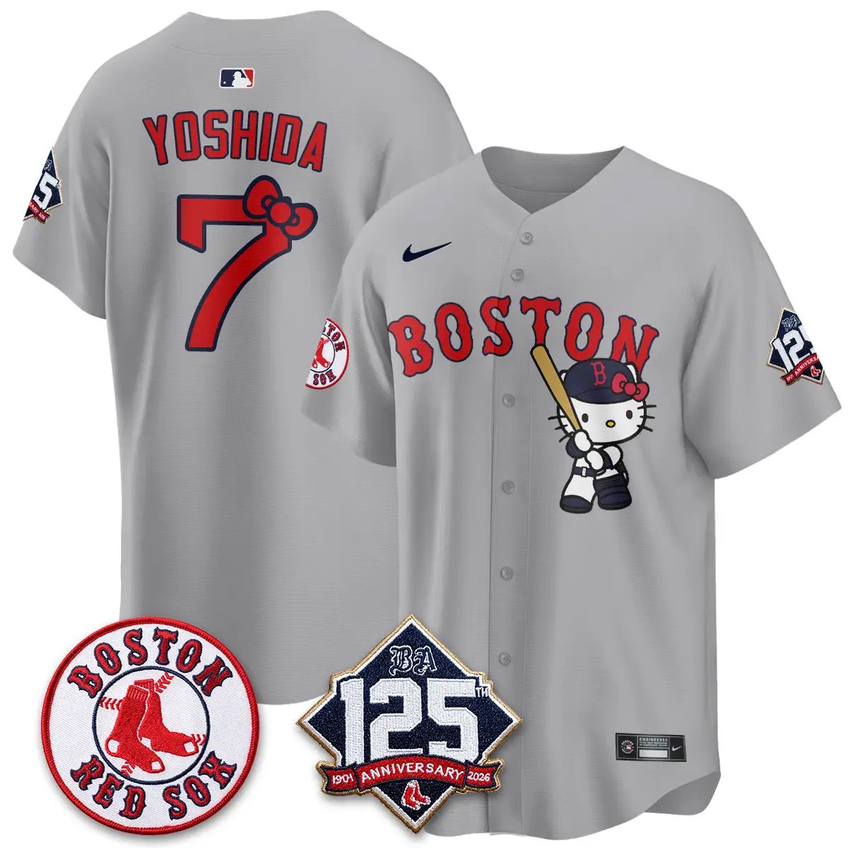 BOS x Meow KT Vapor Limited Edition - Stitched (2) by Boston Red Sox