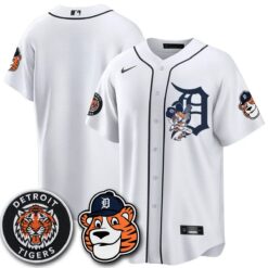 DET Paws Edition Vapor Limited Orange Jersey - Stitched by Detroit Tigers