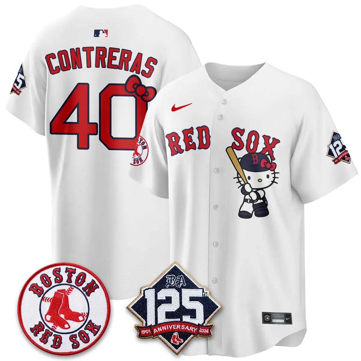 BOS x Meow KT Vapor Limited Edition - Stitched (2) by Boston Red Sox