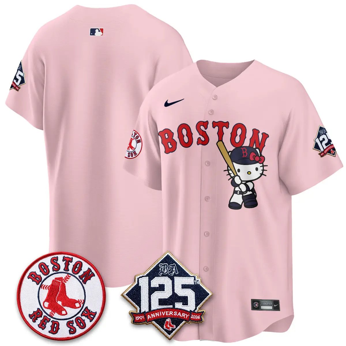 BOS x Meow KT Vapor Limited Edition - Stitched (2) by Boston Red Sox