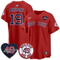Boston Tribute #49 Commemorative City Connect Edition - Stitched by Boston Red Sox