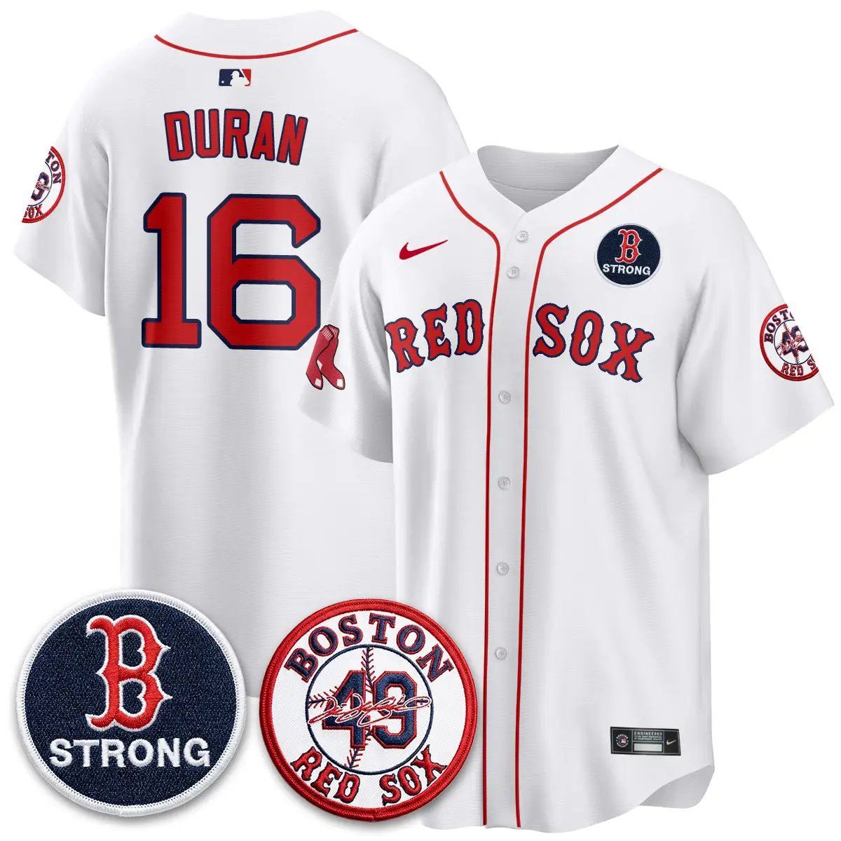 BOS B Strong Memorial Patch Limited Edition - Stitched (2) by Boston Red Sox