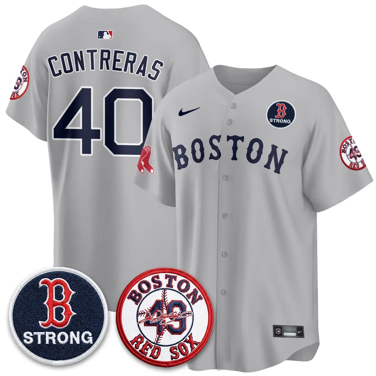 BOS B Strong Memorial Patch Limited Edition - Stitched (2) by Boston Red Sox