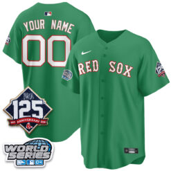 BOS Throwback 2004 Vapor Custom Jersey - Stitched by Boston Red Sox