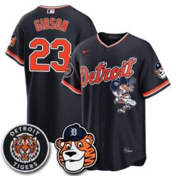 DET Paws Edition Vapor Limited Orange Jersey - Stitched by Detroit Tigers