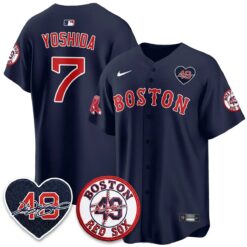 Boston Tribute #49 Commemorative City Connect Edition - Stitched by Boston Red Sox