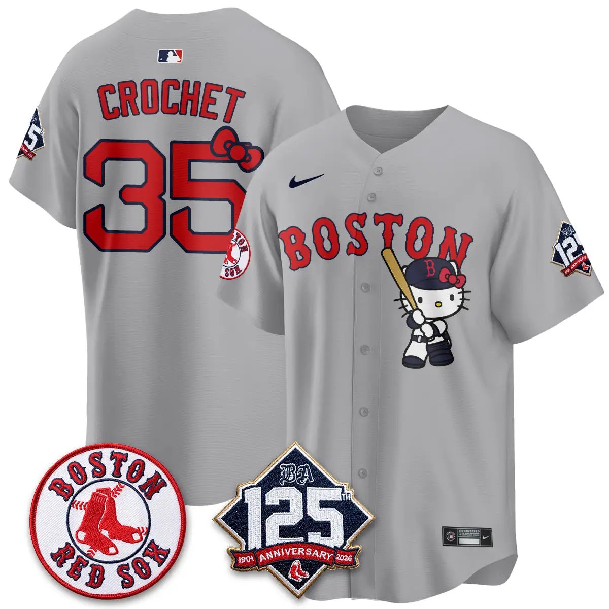 BOS x Meow KT Vapor Limited Edition - Stitched (2) by Boston Red Sox