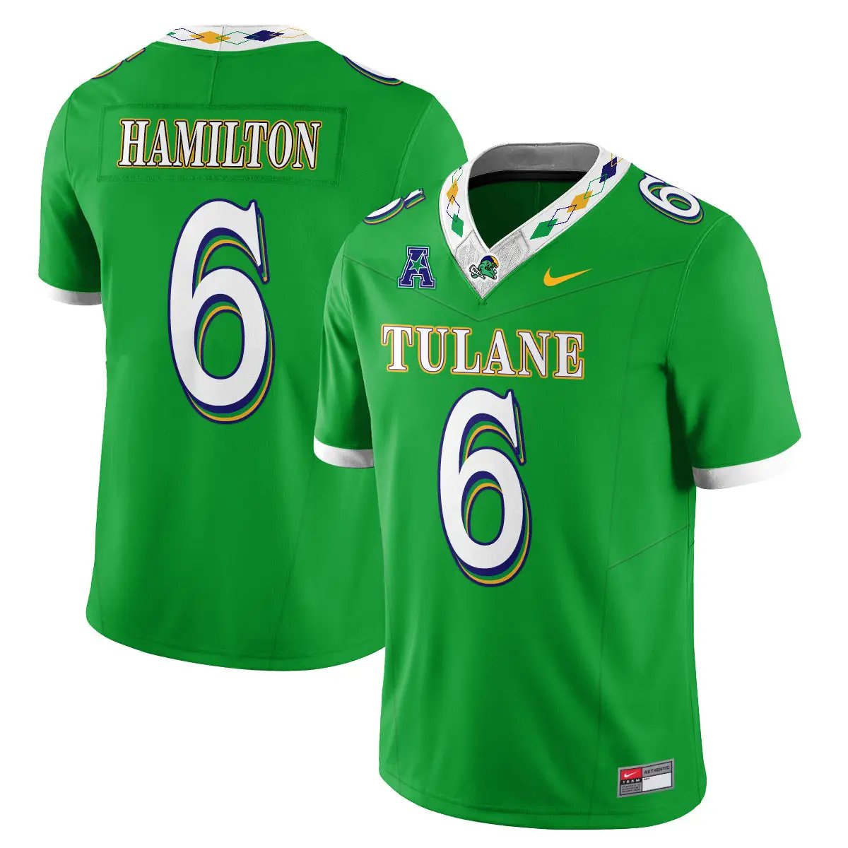 TUL 2026 Mardi Gras-Inspired City Edition - Stitched (2) by Tulane Green Wave