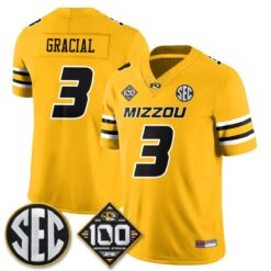 MIZZ 100th Anniversary of Memorial Stadium Vapor Jersey - Stitched by Missouri Tigers