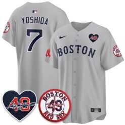 Boston Tribute #49 Commemorative City Connect Edition - Stitched by Boston Red Sox
