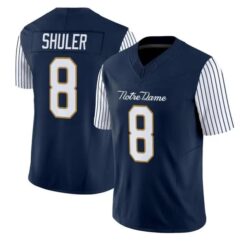Adon Shuler Jersey #8 Notre Dame Fighting Irish 2018 Shamrock Series Stitched by My Store NCAA Football Jerseys