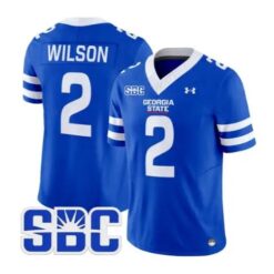 Albert Wilson Jersey #2 Georgia State Panthers 2026 All Stitched by My Store NCAA Football Jerseys